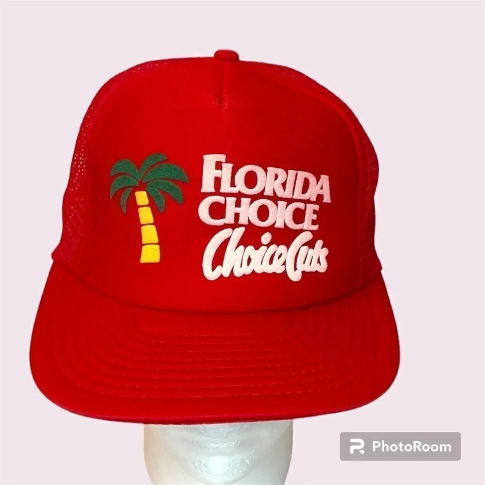 Vintage Foam Mesh Trucker Hat Florida Choice